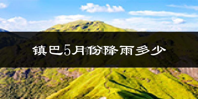 镇巴5月份降雨多少?