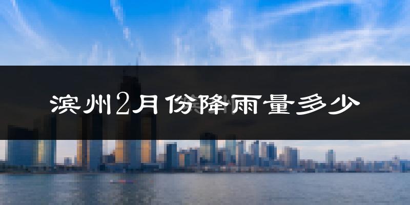 滨州2月份降雨量多少?滨州二月下雨多吗?