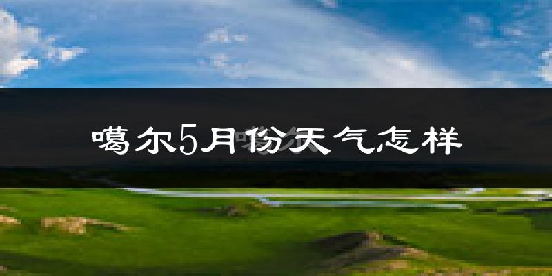 噶尔县5月份天气如何?很冷吗?