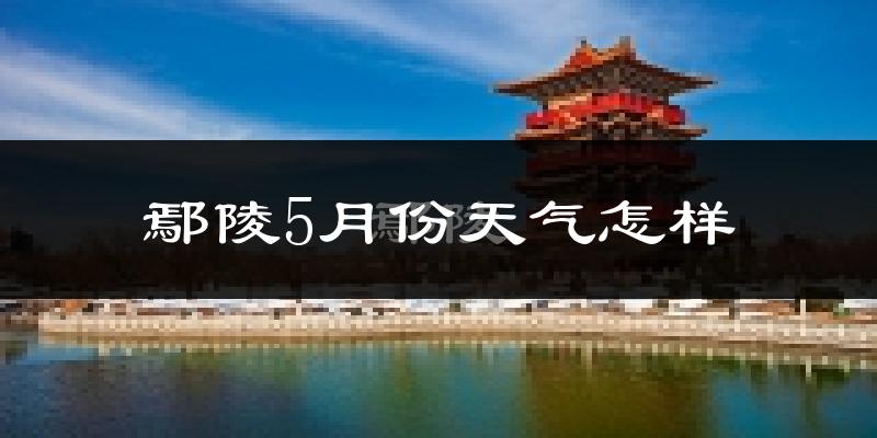 鄢陵县5月份天气如何?很热吗?