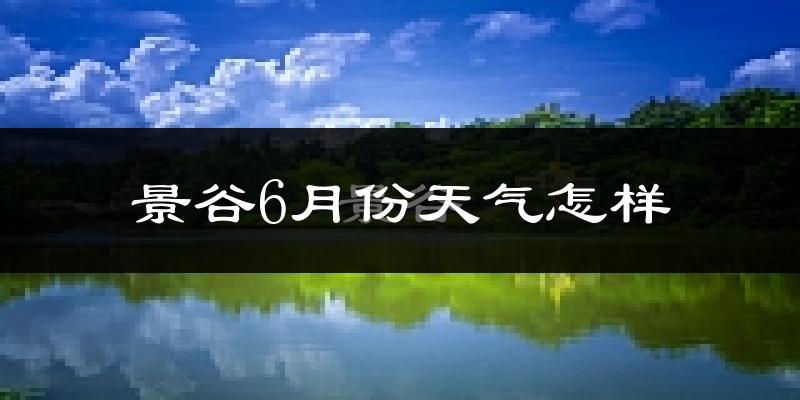 景谷傣族彝族自治县6月份天气如何?很热吗?