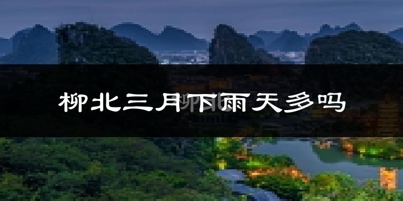 柳北三月下雨天多吗?柳北3月份降雨量多少?