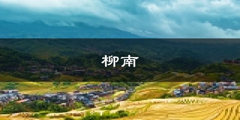 柳州柳南天气预报未来一周